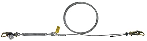 3M DBI-SALA SecuraSpan 7403040 Vízszintes Rendszer, 40-Láb Horganyzott Kábel Mentőövet, magában Foglalja a Feszítő, Felmondás,