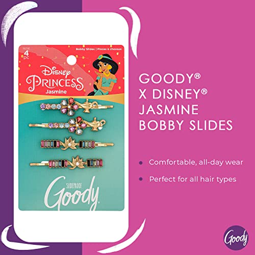 GOODY hajcsat - 4 Szám, Disney Hercegnő, Jasmine - Slideproof Strasszos Zsaru - Haj Kiegészítők Férfiak, Nők, Fiúk & Lányok