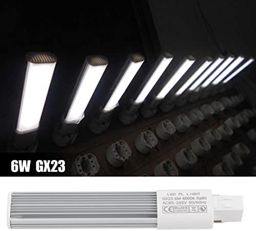 plplaaoo LED,6W, Kompakt Cső, LED Izzó, 28 LED-es,ABS Héj Vízszintes Süllyesztett Cső Fény,G23 GX23 2 Pin Lámpa Bázis LED