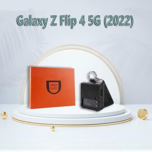 VANAVAGY Samsung Galaxy Z Flip 4 5G Tárca Esetben a Nők, mind a Férfiak,a Samsung Galaxy Z Flip 4 Folio Bőr mobiltelefon