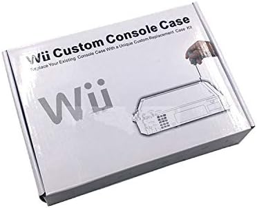 Új Csere Teljes Ház Shell Cover tok Gombokkal Matrica Tartozékok Nintendo Wii Konzol - Kék