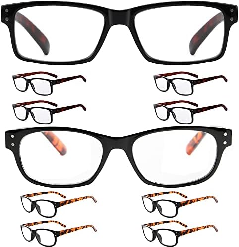Eyekepper Menteni 10% - os Csomagban 5 Pack Tavaszi Zsanérok Olvasó Szemüveget a Férfiak, mind a 5 Pack Klasszikus Szemüveg