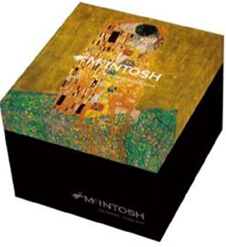 McIntosh Gustav Klimt A Csók Finom porcelán (15 oz) Tea Bögre Infúzióval, majd Fedelet a Megfelelő Ajándék Doboz