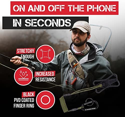 Rogue Halászati Zrt. A Protector Telefon Heveder | Használja, Mint A Mobiltelefon Zsinór | Túrázás/Csónakázás/Kajak Heveder