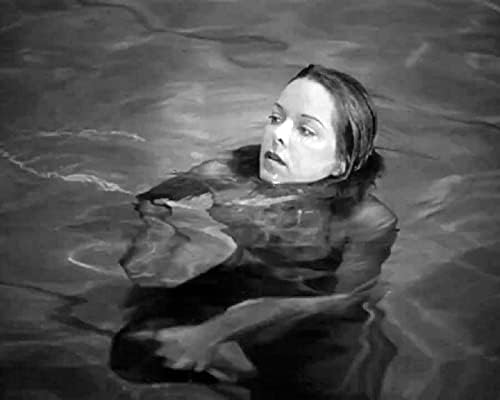 Macska az Emberek 1942 Simone Simon kiderül, víz 5x7 hüvelyk fotó