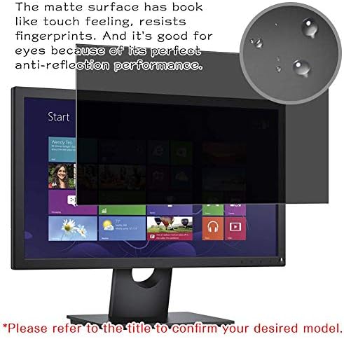Synvy Adatvédelmi képernyővédő fólia, Kompatibilis Dell Monitor UP3218K 31.5 Anti Kém Film Védők [Nem Edzett Üveg]