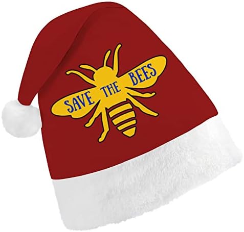Mentse el A Méhek a Karácsony, Mikulás Sapka Kalap Unisex Felnőttek Kényelem Klasszikus Karácsonyi Sapka Karácsonyi Party