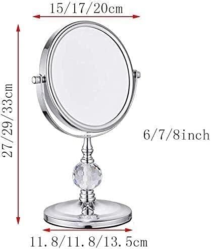 Hiúság Tükör Smink Hiúság Tükör, Asztali Kétoldalas Szépség Nagyítású Tükör Kozmetikai Tükör, 360° Forgatható Tükör Összecsukható