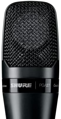 Shure PGA27 Kondenzátor Mikrofon - Nagy-Membrános Oldalon-Cím Mikrofon Ének/Akusztikus Felvétel vagy az Élő Előadás, a Kardioid