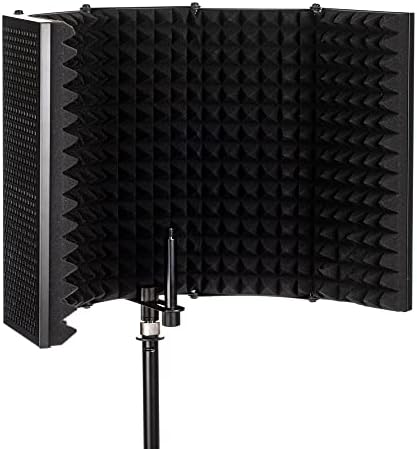 Saramonic Mikrofon Elszigeteltség Pajzs, Elmélkedés Akusztikus Szűrő a Mikrofon Felvétel a Kezeletlen Környezetben (SR-RF5M),Fekete
