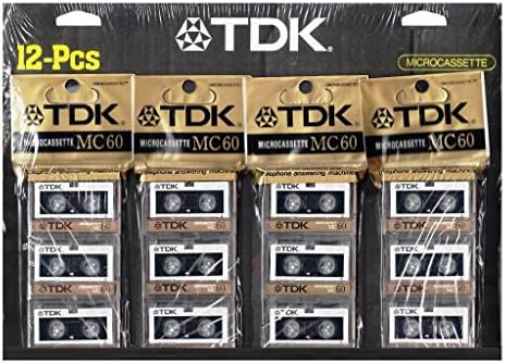 TDK MC60 12 Pack Microcassette Felvételt,
