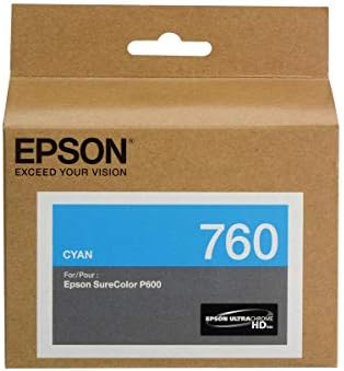 Epson T760 Ultrachrome HD Tinta Meghatározott SureColor P600 Nyomtató - HD Fekete (Fotó/Matt/Fény/Light-Fény), HD Cián, HD