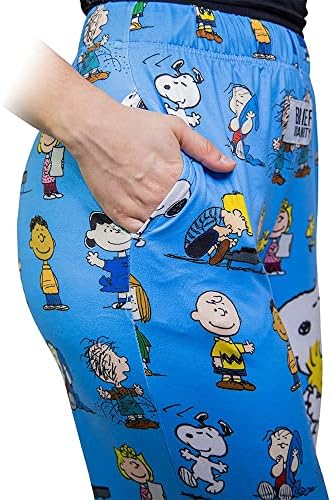 Snoopy vannak a Barátok Élet Pizsama Nadrág - Kényelmes, Laza-Fit, Ultra-Puha Loungewear - Charlie Brown Aludni Fenéktermékek