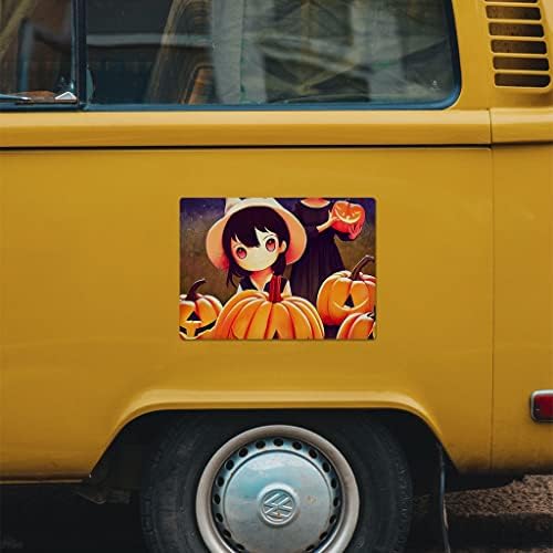 Halloween Pumpkin Autó Mágnes 2 DB - Nyomtatott Autó Mágnes - Grafikus Matrica