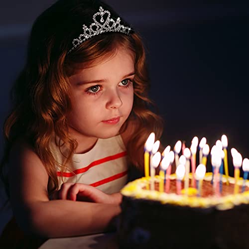 2 Db Lányok Kristály Tiara Hercegnő Kristály Hajpánt Szív Strasszos Tiara Korona Gyerekeknek Esküvő, Születésnapi Party (Klasszikus