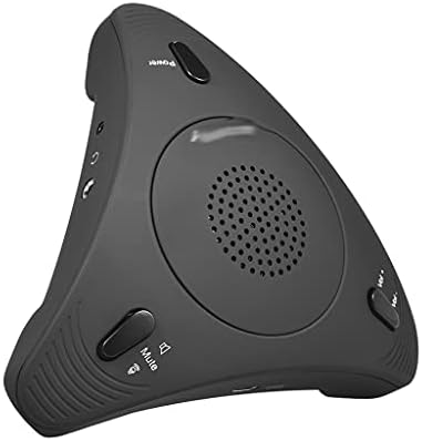 ZSEDP USB Asztali Számítógép Konferencia Többirányú Kondenzátor Mikrofon Mic Hangszóró Kihangosító 360° hangfelvevő Plug&Play
