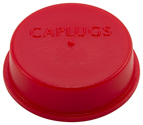Caplugs 99394281 Kúpos Műanyag Kupakot, majd Csatlakoztassa. T-8S, PE-LD, Kap-OD 0.613 Plug ID 0.694, Piros (Csomag 200)