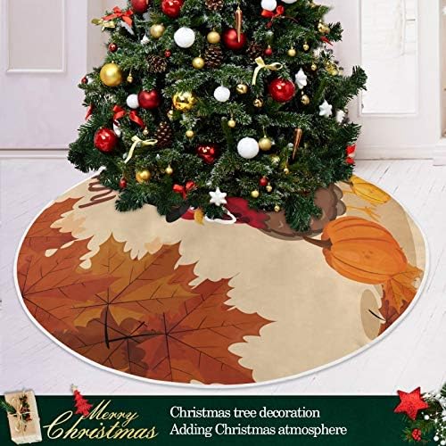 ALAZA karácsonyfa Szoknya Dekoráció,Kis Mini Szoknya Fa Dísz 35.4 Hüvelyk Törökországgal Sütőtök, a Kalapját Zarándok a Hálaadás