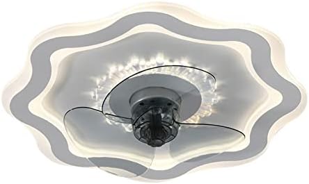 IBalody Alacsony Profil, Mennyezeti Ventilátor, Fény 96W LED Ventilátor Fény, Három színben Szabályozható Ventilátor Lámpák