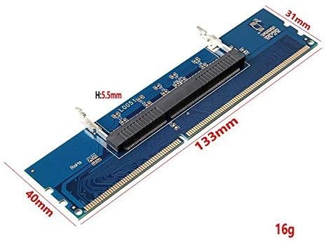 2X DDR3 204Pin, hogy 240Pin Lod DDR3 Laptop, SZÓVAL DIMM, hogy Asztali DIMM Memória RAM Adapter