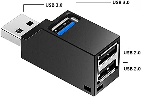 LMMDDP USB 3.0 Adapter Extender Mini Splitter Box 3 PC Laptop Mobil Telefon nagysebességű U Lemez Olvasó (Szín : D)