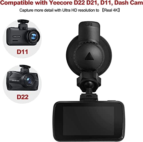 Csomag: D21 4K Kamera Előtt + Tartalék GPS tapadókorong-Hegy