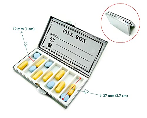 Vitamin Tabletta Esetében táska, fogamzásgátló Tabletta Szervező, Kis Tabletta Doboz (STÍLUS B)