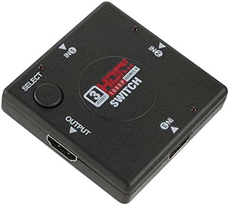ZCMEB 3 in1 Ki Kapcsoló 3 portos Switch Női Váltó Splitter Box Selector a HDTV 1080P Video Kapcsoló