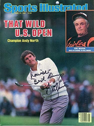 Andy Észak-PGA Golf Golfozó 2x US Open-Bajnok Ryder Kupa Aláírt Autogramot Fotó - Dedikált Golf Magazin