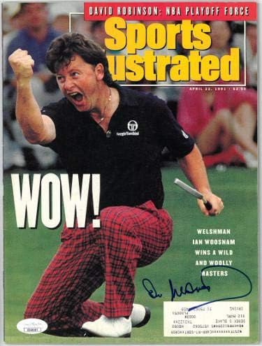 Ian Woosnam aláírt Sports Illustrated Teljes Magazin 4/22/1991 - SZÖVETSÉG EE60307 (Masters @ Augusta) - Dedikált Golf Magazin