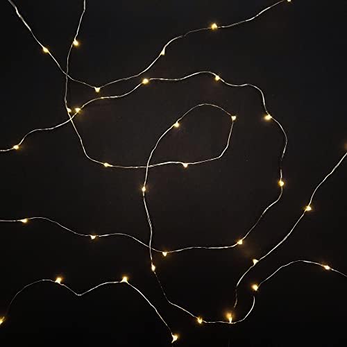 Lumabase elemes LED Tündér String Világítás - Puha, Fehér, 50 Villanyt 204 Kábel, 2, 66702