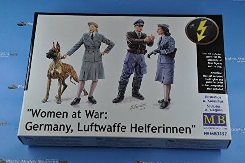A nők a HÁBORÚ: Németország, Luftwaffe HELFERINNEN 4 ÁBRA a Kutya 1/35 Mester Doboz 3557