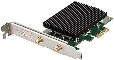 A D-Link PCI Express Vezeték nélküli Adapter AX3000 WiFi 6 Bluetooth 5.1 Mágneses Antenna Bázis Hűtőborda kétsávos Windows