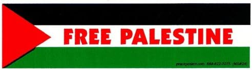 Béke Erőforrás Projekt Szabad Palesztina - Kis Matricát vagy Laptop Matrica (5.75 x 1,75)