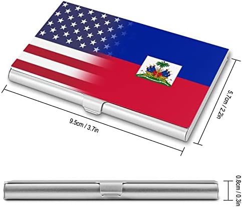 Amerikai Haiti Zászló Üzleti IGAZOLVÁNY Jogosultja Silm Esetben Szakmai Fém névjegykártya Szervező Zseb