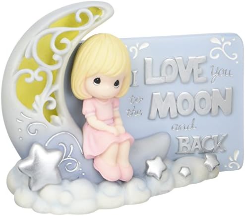 Értékes Pillanatokat Szeretem A Holdat & Hátsó Led Gyanta Figura 163408