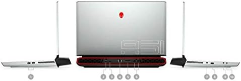 Dell Alienware Terület 51M Laptop, 17.3 FHD (1920 x 1080), 9 Generációs Intel Core i7-9700K, 16GB RAM, 2 X 256 gb-os SSD