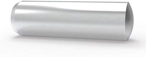 FixtureDisplays® Standard Tipli Pin - Metrikus M3 X 20 Egyszerű Ötvözött Acél +0.002, hogy +0.007 mm Tűréssel Enyhén Olajozott