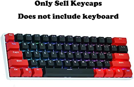 Keycaps 60 Százalék, RGB Háttérvilágítású PBT Keycaps 60% - os Mechanikus Gaming OEM Profil Keycaps a Kulcs Lehúzó Cherry