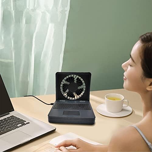 XUnion 83675m Retro Notebook Két Sebességű Összecsukható Kis Ventilátor, Mini Asztali Ventilátor