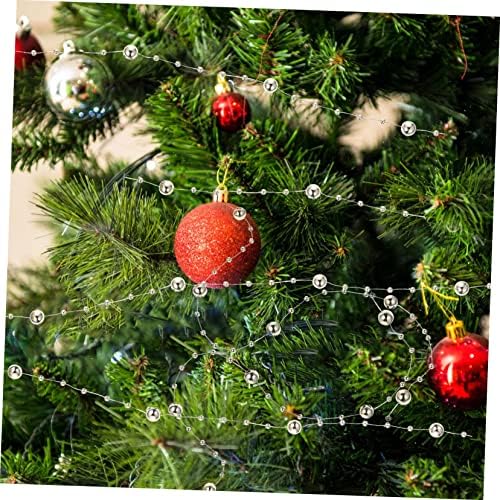 Abaodam 2 Tekercs Gyöngy Anyag Gyöngysor Növény Mesterséges karácsonyfa Díszek, Kézzel Dekoráció DIY Gyöngyök Lánc Koszorú
