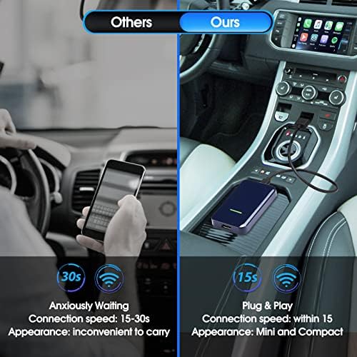 Carplay Vezeték nélküli Adaptert, Vezeték nélküli Carplay Kompatibilis a Gyári Apple CarPlay Autók, Plug & Play, Carplay