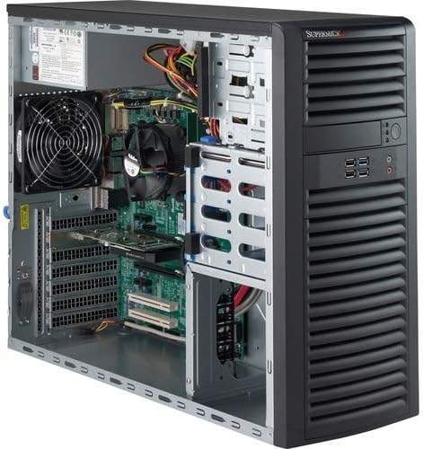 Supermicro SuperWorkstation 5039A-IL Barebone Rendszer Mid-tower - Intel C236 Chipset - Aljzat H4 LGA-1151 - 1 x Processzor