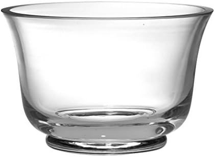 Barski Kézzel készített Üveg, Vastag Revere Tálban, Tiszta, 5.5D (5,5 Cm Átmérőjű), Made in Europe
