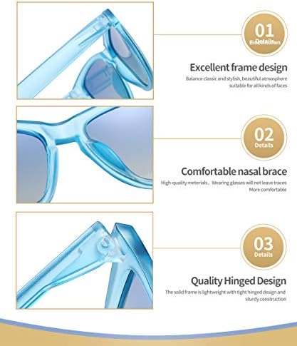 Dollger Polarizált Napszemüveg a Férfiak a Nők Retro Klasszikus UV400 Védelem Napszemüveg