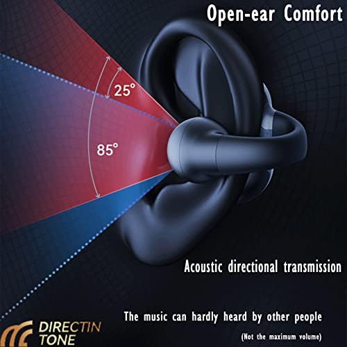 Nyitott Fül Csontvezetéses Fülhallgató Klip Vezeték Nélküli Fül Klip Csontvezetéses Fejhallgató Kerékpározás, Futás, Edzés,