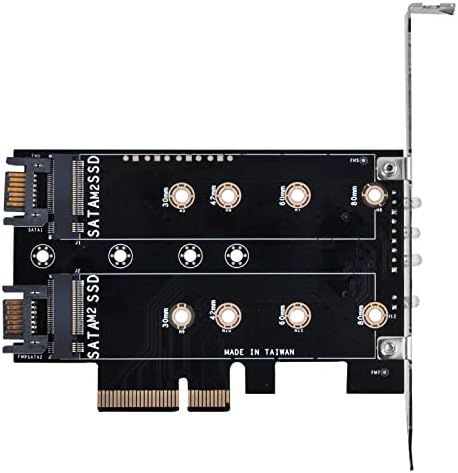 Silverstone SST-ECM27 NVMe 1 Slot 2 Slot SATA M. 2 SSD, PCI-E x4 Adapter Kártya