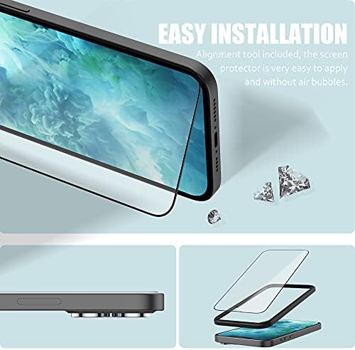 SURPHY Felhő Kék Szilikon + 3 Csomag képernyővédő fólia iPhone 13 6.1 colos (2021 Kiadás)
