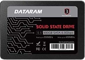 Dataram 480GB 2.5 SSD Meghajtó szilárdtestalapú Meghajtó Kompatibilis MSI A320M PRO-VD/S