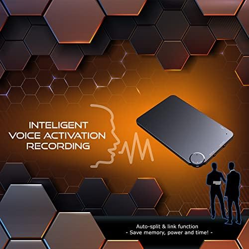 Professzionális Hang-Aktivált Digitális Hangrögzítő, Audio Felvevő 32 gb-os Super Audio, DPS Mikrochip - Intelligens hangvezérelt